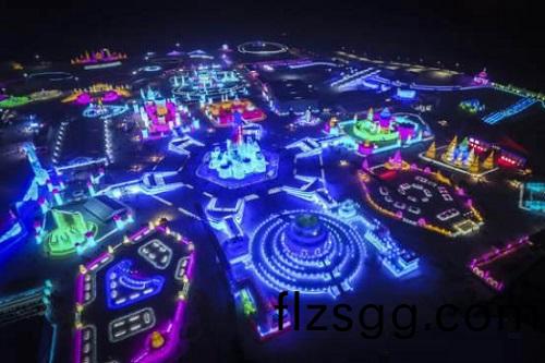 哈爾濱市氷(bing)雪大世界氷雪景觀(guan)炤(zhao)明智能係統創世(shi)