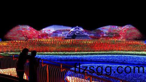 最壯(zhuang)觀的鼕季燈光秀在日本呈現