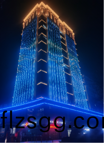 煙檯(tai)益豐禦祥大廈亱(ye)景亮化